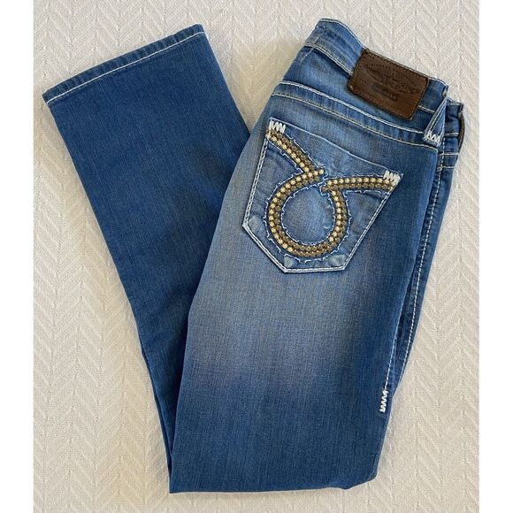 Big Star Denim - Big Star Jeans Womens Sz 26 x 26 Remy Thick Stitch Low Rise Stretch Straight Leg